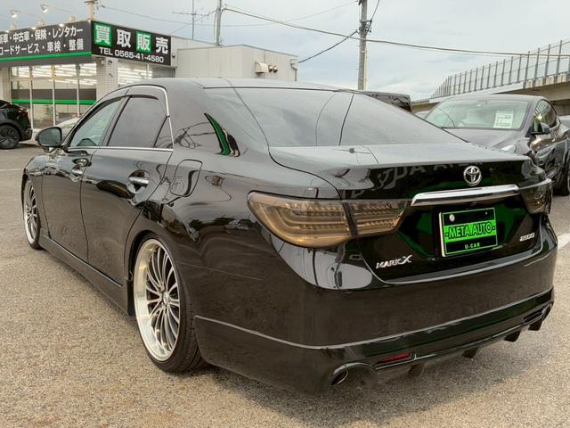 マークX 250G リラックスセレクション 禁煙車 弊社買取車両 ローダウン 20インチアルミホイール HIDヘッドライト 純正ナビ バックカメラ TV スマートキー プッシュスタート ETC パワーシート オートヘッドライト(16枚目)