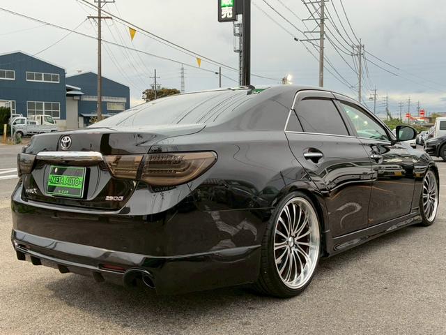 マークX 250G リラックスセレクション 禁煙車 弊社買取車両 ローダウン 20インチアルミホイール HIDヘッドライト 純正ナビ バックカメラ TV スマートキー プッシュスタート ETC パワーシート オートヘッドライト(18枚目)