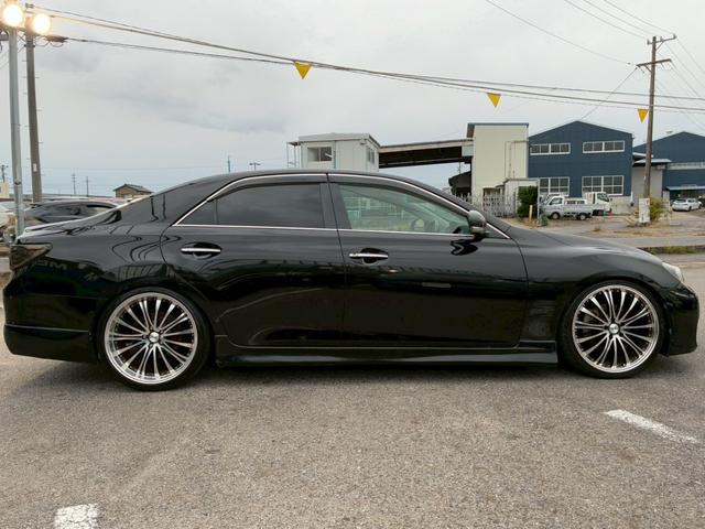 マークX 250G リラックスセレクション 禁煙車 弊社買取車両 ローダウン 20インチアルミホイール HIDヘッドライト 純正ナビ バックカメラ TV スマートキー プッシュスタート ETC パワーシート オートヘッドライト(19枚目)