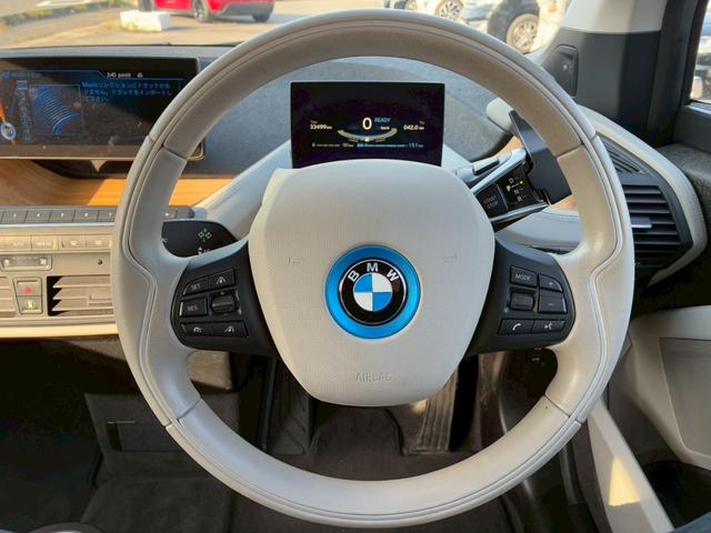 ｉ３ ロッジ　レンジ・エクステンダー装備車　中期モデル　３３．３ｋＷｈ　サーマルマネジメントパッケージ　ｈａｒｍａｎｋａｒｄｏｎスピーカー　ＤＲ記録簿　純正１９インチＡＷ　ＬＥＤヘッド　レーダークルーズコントロール　ドライビングアシスト＋（34枚目）