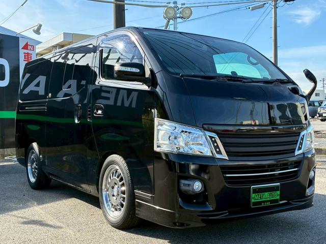 NV350キャラバンバン ロングライダープレミアムGX 玄武1.5インチローダウンキット ハイトダウンサポーター ベッドキット バレンティテール ESSEX17インチAW HIDヘッド プッシュスタート バックカメラ リアヒーター/クーラー ETC(15枚目)