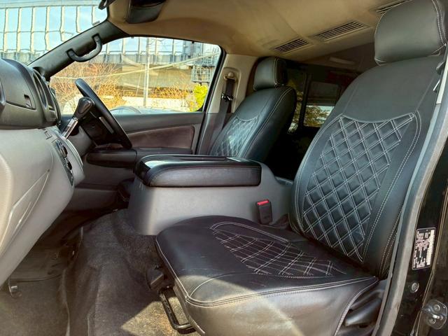 NV350キャラバンバン ロングライダープレミアムGX 玄武1.5インチローダウンキット ハイトダウンサポーター ベッドキット バレンティテール ESSEX17インチAW HIDヘッド プッシュスタート バックカメラ リアヒーター/クーラー ETC(39枚目)