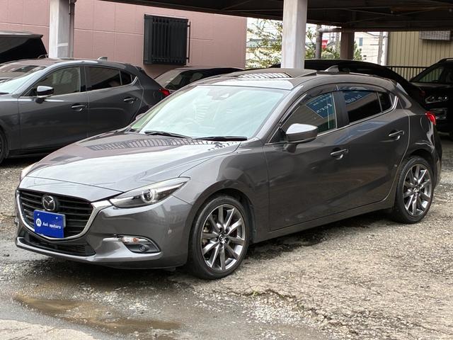 アクセラスポーツ ２２ＸＤ　Ｌパッケージ　ディーゼル　６速ＭＴ　サンルーフ　黒革シート　メーカーナビ　バックモニター　衝突被害軽減ブレーキ　レーダークルコン　ＢＯＳＥスピーカー　フルセグＴＶ　ＤＶＤ再生　ＥＴＣ　クリアランスソナー　ＨＵＤ（18枚目）