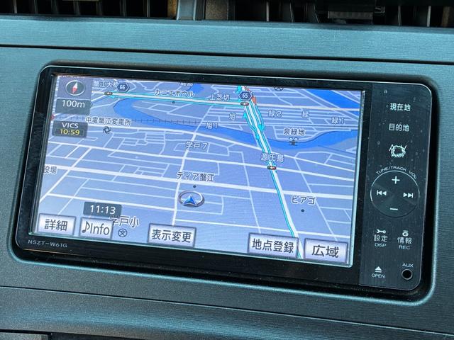 プリウス Ｓツーリングセレクション　純正ナビ　バックモニター　ＴＥＩＮ／ＦＲＥＸＺ車高調　ｆｅｎｉｃｅ１９インチアルミホイール　ＥＴＣ　フルセグＴＶ　Ｂｌｕｅｔｏｏｔｈオーディオ　オートヘッドライト　スペアタイヤ　オートＡＣ（3枚目）