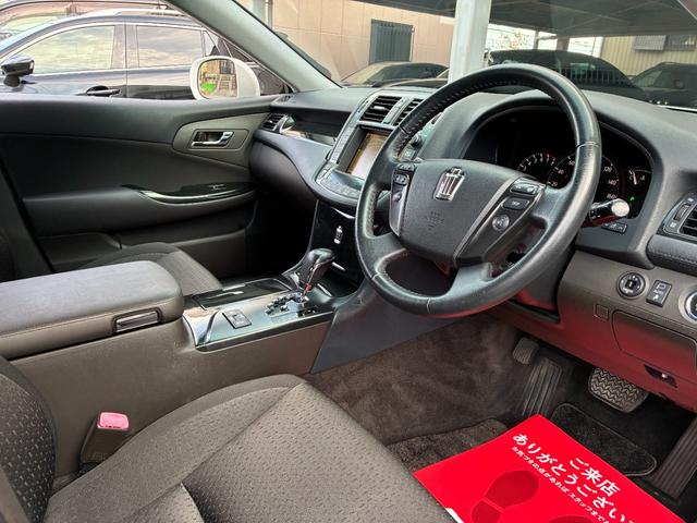 クラウン 2.5アスリート アニバーサリーエディション WORK19インチアルミホイール TEIN車高調ローダウン メーカーナビ バックカメラ フルセグTV クルーズコントロール スマートキー パワーシート サイドカメラ ETC クリアランスソナー HID(45枚目)