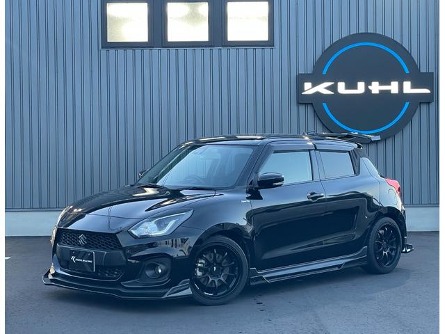 スイフトスポーツ ベースグレード 6MT KUHLコンプリート KUHLオリジナルエアロフロント/サイド/リア/ウィング 車検対応GReddyマフラー BLITZ/ZZ-R車高調 アドバンレーシングAW17インチ シートヒーター(2枚目)