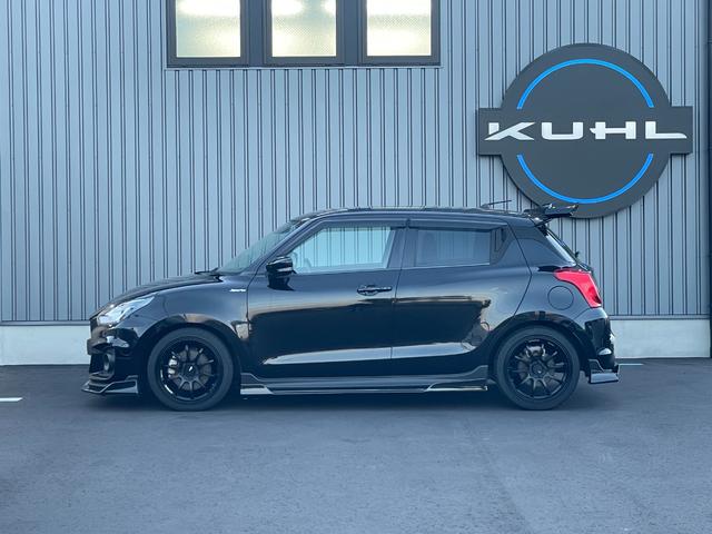 スイフトスポーツ ベースグレード 6MT KUHLコンプリート KUHLオリジナルエアロフロント/サイド/リア/ウィング 車検対応GReddyマフラー BLITZ/ZZ-R車高調 アドバンレーシングAW17インチ シートヒーター(5枚目)