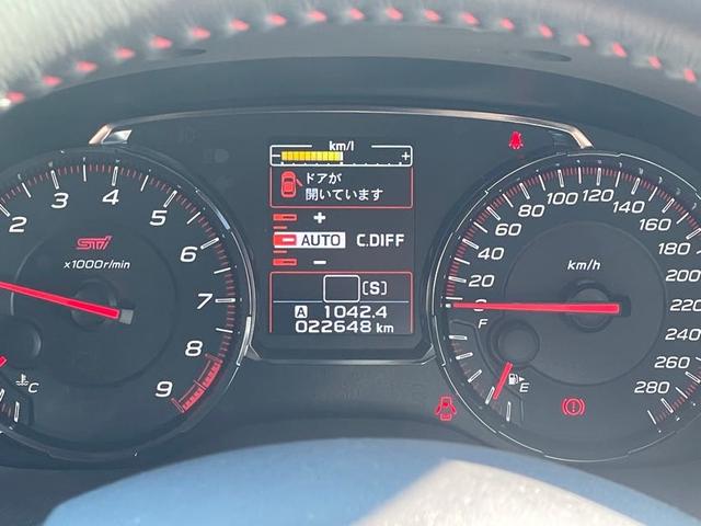 ＷＲＸ ＳＴＩ ＳＴＩ　６ＭＴ　アドバンスドセーフティーパッケージ　ＫＵＨＬエアロ　フロント／サイド／グリル／Ｂダクトカバー　　ＶＥＲＺ１９インチＫＣＶ０２　　楽ナビ　ＨＫＳハイパワーＳＰＥＣ－Ｌ２マフラー　ＢＬＩＴＺ車高調（30枚目）