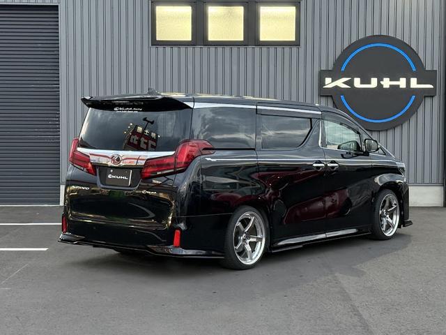 アルファード 2.5S KUHLコンプリート 30A-RSフロント/サイド/リア/ボンネット KUHLオリジナルホイールVERZ20インチKCV03 BLITZ車高調 ALPINEBIGX ALPINEフリップダウンモニター(8枚目)