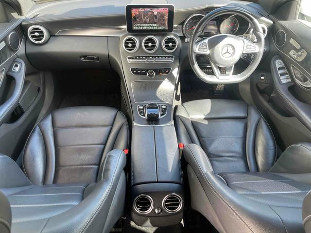 Cクラスステーションワゴン C220d ステーションワゴン スポーツ本革仕様 AMGアルミ ディーゼル 電動トランク スポーツpkgドラレコ TV クリソナ オートクルーズ レーンアシスト 衝突被害軽減システム シートヒーター プッシュスタート スマートキー(2枚目)