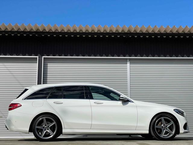 Cクラスステーションワゴン C220d ステーションワゴン スポーツ本革仕様 AMGアルミ ディーゼル 電動トランク スポーツpkgドラレコ TV クリソナ オートクルーズ レーンアシスト 衝突被害軽減システム シートヒーター プッシュスタート スマートキー(13枚目)
