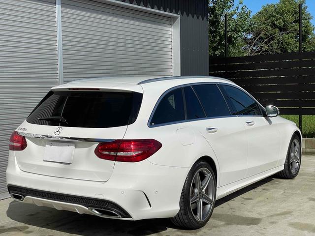 Cクラスステーションワゴン C220d ステーションワゴン スポーツ本革仕様 AMGアルミ ディーゼル 電動トランク スポーツpkgドラレコ TV クリソナ オートクルーズ レーンアシスト 衝突被害軽減システム シートヒーター プッシュスタート スマートキー(14枚目)