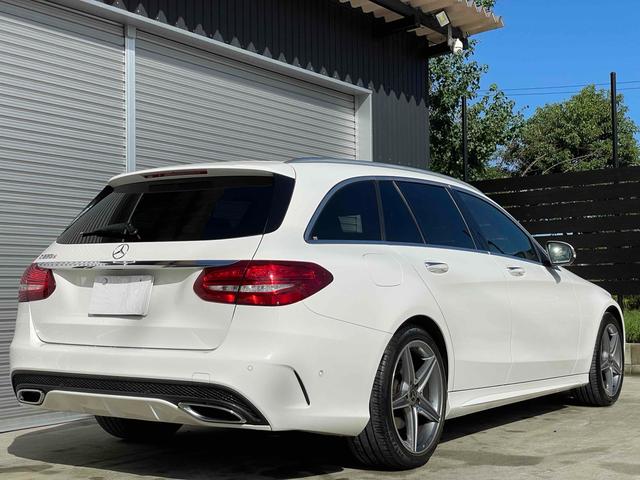 Cクラスステーションワゴン C220d ステーションワゴン スポーツ本革仕様 AMGアルミ ディーゼル 電動トランク スポーツpkgドラレコ TV クリソナ オートクルーズ レーンアシスト 衝突被害軽減システム シートヒーター プッシュスタート スマートキー(25枚目)