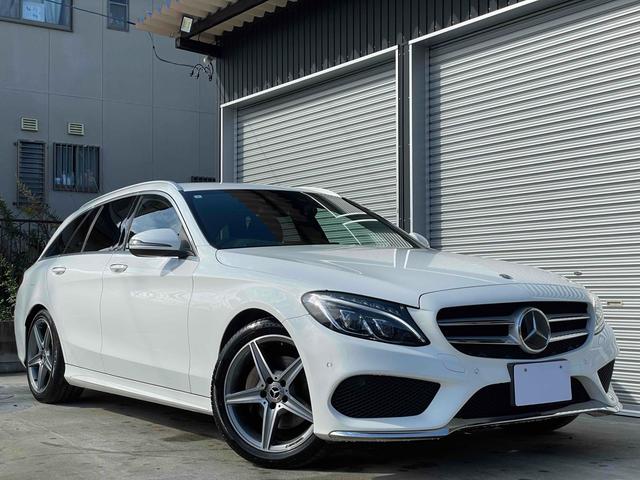 Cクラスステーションワゴン C220d ステーションワゴン スポーツ本革仕様 AMGアルミ ディーゼル 電動トランク スポーツpkgドラレコ TV クリソナ オートクルーズ レーンアシスト 衝突被害軽減システム シートヒーター プッシュスタート スマートキー(38枚目)