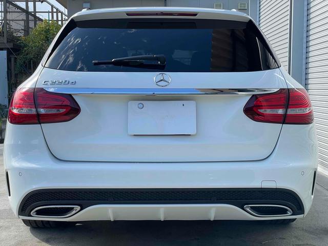Cクラスステーションワゴン C220d ステーションワゴン スポーツ本革仕様 AMGアルミ ディーゼル 電動トランク スポーツpkgドラレコ TV クリソナ オートクルーズ レーンアシスト 衝突被害軽減システム シートヒーター プッシュスタート スマートキー(40枚目)