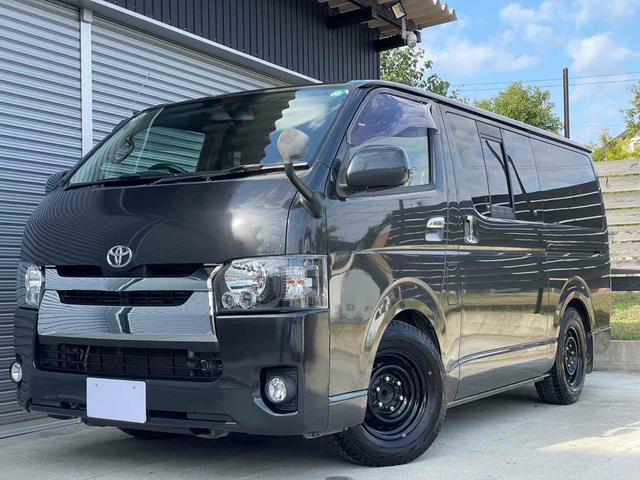 ハイエースバン ロングスーパーＧＬ　４型仕様　スーパーＧＬ　ローダウン　リアエアコン　ディーゼル　２ＷＤ　ナビ　バックカメラ　インナーブラック　ガンメタ　キーレス（4枚目）