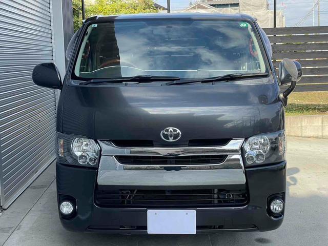 ハイエースバン ロングスーパーＧＬ　４型仕様　スーパーＧＬ　ローダウン　リアエアコン　ディーゼル　２ＷＤ　ナビ　バックカメラ　インナーブラック　ガンメタ　キーレス（7枚目）