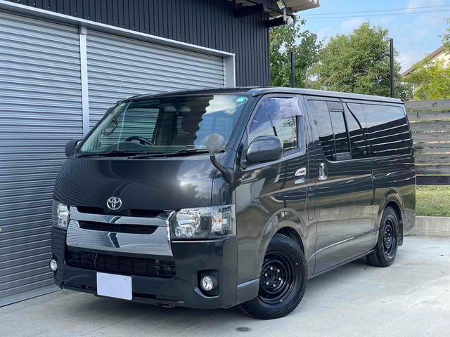 ハイエースバン ロングスーパーＧＬ　４型仕様　スーパーＧＬ　ローダウン　リアエアコン　ディーゼル　２ＷＤ　ナビ　バックカメラ　インナーブラック　ガンメタ　キーレス（10枚目）
