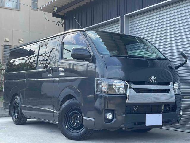 ハイエースバン ロングスーパーＧＬ　４型仕様　スーパーＧＬ　ローダウン　リアエアコン　ディーゼル　２ＷＤ　ナビ　バックカメラ　インナーブラック　ガンメタ　キーレス（23枚目）