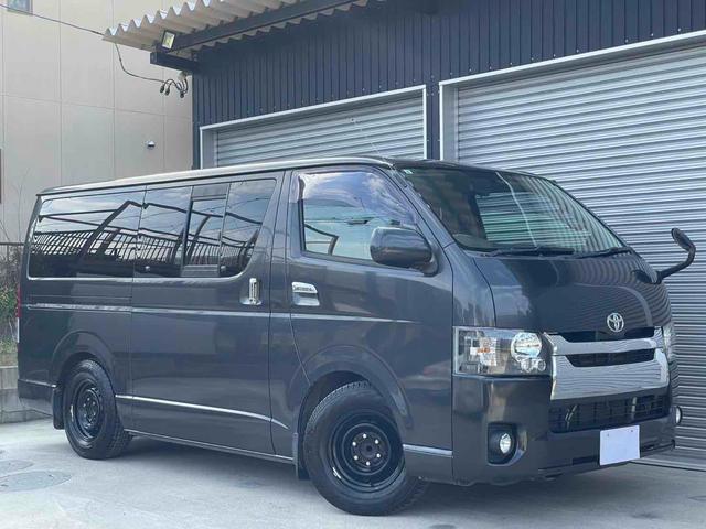 ハイエースバン ロングスーパーＧＬ　４型仕様　スーパーＧＬ　ローダウン　リアエアコン　ディーゼル　２ＷＤ　ナビ　バックカメラ　インナーブラック　ガンメタ　キーレス（30枚目）