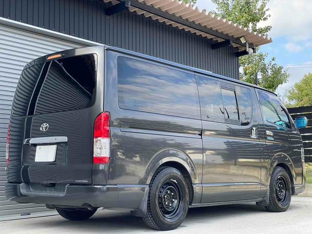 ハイエースバン ロングスーパーＧＬ　４型仕様　スーパーＧＬ　ローダウン　リアエアコン　ディーゼル　２ＷＤ　ナビ　バックカメラ　インナーブラック　ガンメタ　キーレス（34枚目）