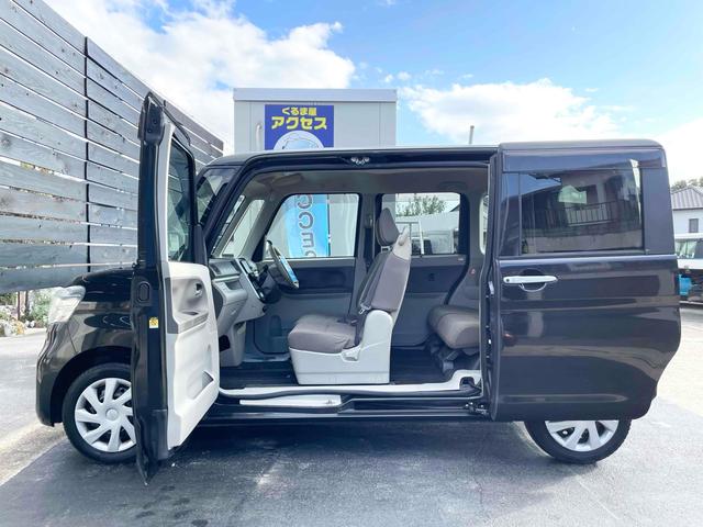 タント Ｘ　ＳＡＩＩ　ＥＴＣ　バックカメラ　両側スライド・片側電動　ナビ　ＴＶ　クリアランスソナー　衝突被害軽減システム　スマートキー　アイドリングストップ　ベンチシート　ＣＶＴ　盗難防止システム　ＡＢＳ　ＥＳＣ　ＣＤ（30枚目）