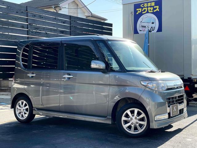 タント カスタムXリミテッド ETC 電動スライドドア ナビ TV HID スマートキー ベンチシート CVT 盗難防止システム ABS ミュージックプレイヤー接続可 アルミホイール 衝突安全ボディ エアコン パワーステアリング(23枚目)