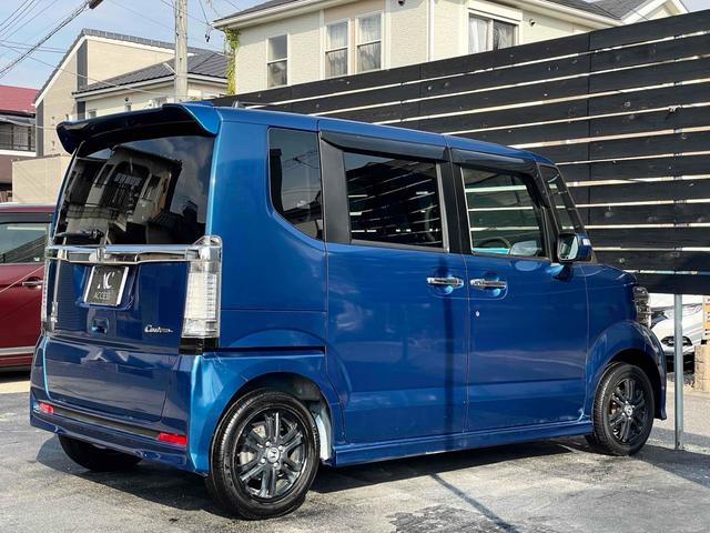 N-BOXカスタム G・Lパッケージ ETC 両側スライド・片側電動 ナビ TV HID スマートキー アイドリングストップ ベンチシート CVT 盗難防止システム ABS ESC CD USB ミュージックプレイヤー接続可(16枚目)