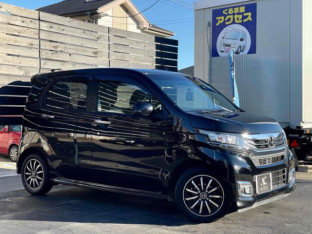 Ｎ－ＷＧＮカスタム Ｇ　ナビ　ＴＶ　衝突被害軽減システム　ＨＩＤ　スマートキー　アイドリングストップ　ベンチシート　ＣＶＴ　盗難防止システム　ＡＢＳ　ＥＳＣ　アルミホイール　衝突安全ボディ　エアコン　パワーステアリング（13枚目）