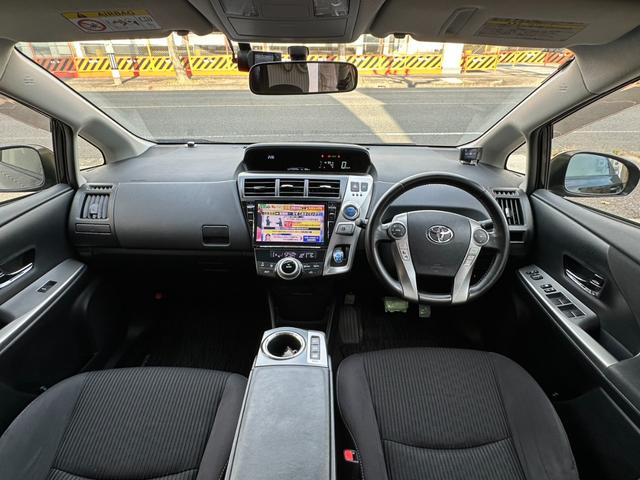 プリウスアルファ Ｓ　後期　禁煙車　アルパインＢＩＧＸナビ　フルセグ　ドライブレコーダー　Ｂｌｕｅｔｏｏｔｈ接続可能　バックカメラ　ＥＴＣ　スマートキー　１６インチアルミ（2枚目）