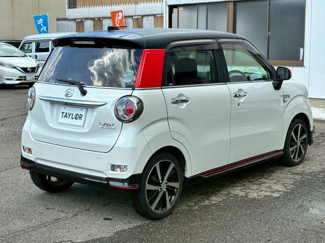 キャスト スポーツＳＡＩＩ　ターボ　修復歴無し　買取車　フルセグＴＶ　Ｂｌｕｅｔｏｏｔｈ　バックカメラ　ＥＴＣ　ＬＥＤライト　フォグ　オートライト　前席ヒーター付き　ハーフレザーシート　ＭＯＭＯステ　パドルシフト　衝突軽減装置（6枚目）