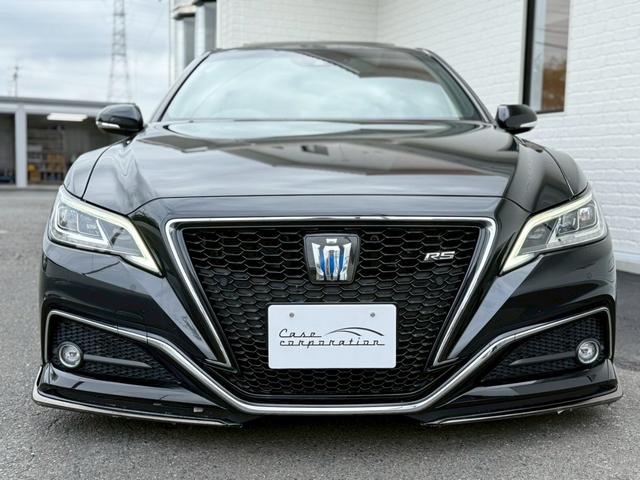 クラウンハイブリッド ＲＳアドバンス　モデリスタエアロ　４本出マフラー　サンルーフ　モデリスタ１９インチアルミホイール　ヘッドアップディスプレイ　パワーシート　純正ナビ　バックカメラ　シートヒーター　クルーズコントロール　プッシュスタート（7枚目）