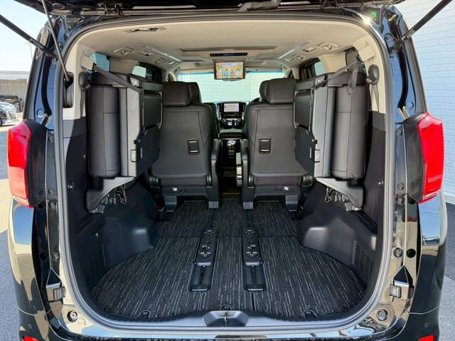 アルファード 2.5S Cパッケージ モデリスタエアロ(F/S/R)モデリスタシグネチャーイルミ ツインムーンルーフ デジタルインナーミラー 純正ナビキット フルセグTV 12.1インチ後席モニター HDMI接続 シートヒーター/クーラー(79枚目)