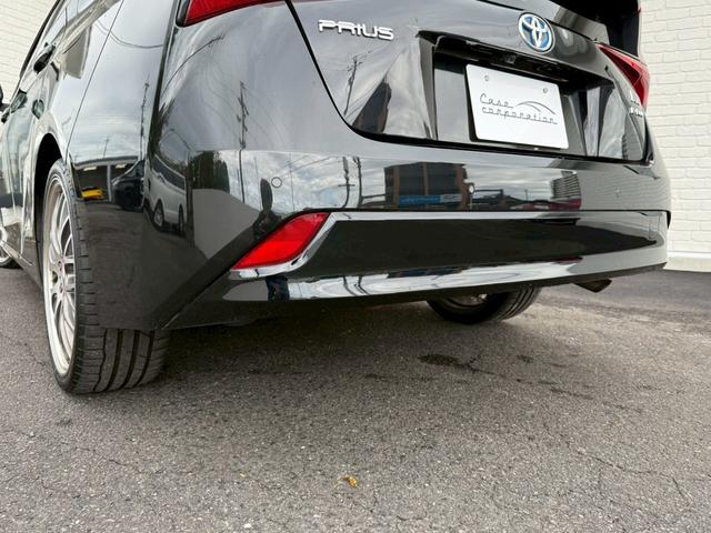 プリウス Sツーリングセレクション・ブラックエディション アルパイン9インチナビ フルセグTV バックモニター トヨタセーフティセンス レザーシート シートヒーター 社外19インチアルミホイール 4WD クルーズコントロール オートライト ETC ド ラレコ(29枚目)