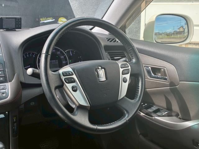 クラウン アスリート　サンルーフ　純正ナビ　ブラウン本革シート　純正リアエアロ　純正リアスポイラー　シートヒーター　ベンチレーション　ビルドインＥＴＣ　純正１８インチアルミホイール　　バックカメラ　　プッシュボタンスタート（38枚目）