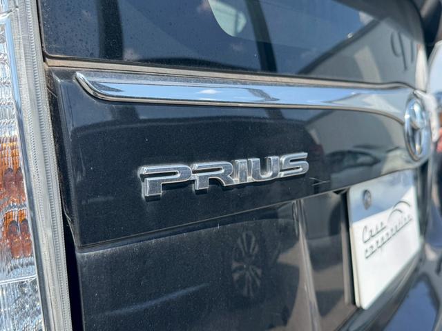 プリウス S 純正ナビ バックモニター エンジンプッシュスタート ステアリングスイッチ 電動格納ミラー シートカバー メッキパーツ オートエアコン オートライト HIDヘッドライト ウィンカーミラ― ETC AW(24枚目)