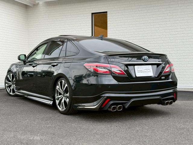 クラウンハイブリッド RSアドバンス モデリスタエアロ 4本出マフラー サンルーフ モデリスタ19インチアルミホイール ヘッドアップディスプレイ パワーシート 純正ナビ バックカメラ シートヒーター クルーズコントロール プッシュスタート(20枚目)