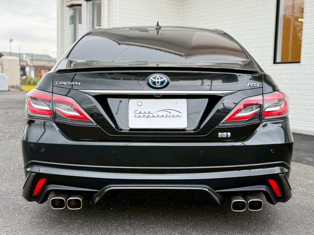 クラウンハイブリッド RSアドバンス モデリスタエアロ 4本出マフラー サンルーフ モデリスタ19インチアルミホイール ヘッドアップディスプレイ パワーシート 純正ナビ バックカメラ シートヒーター クルーズコントロール プッシュスタート(35枚目)