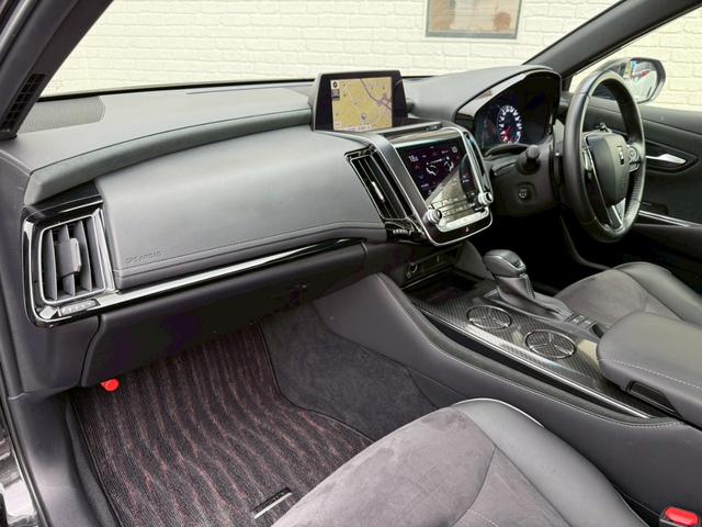 クラウンハイブリッド RSアドバンス モデリスタエアロ 4本出マフラー サンルーフ モデリスタ19インチアルミホイール ヘッドアップディスプレイ パワーシート 純正ナビ バックカメラ シートヒーター クルーズコントロール プッシュスタート(38枚目)