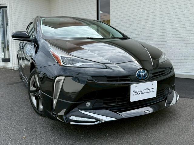 プリウス Sツーリングセレクション モデリスタエアロ(F/S/R)純正9インチナビ フルセグTV バックカメラ ドラレコ ETC2.0 シートヒーター クルーズコントロール トヨタセーフティセンス プリクラッシュセーフティ レザーシート(10枚目)