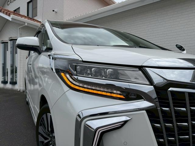 アルファード ２．５Ｓ　Ｃパッケージ　モデリスタエアロ（Ｆ／Ｓ／Ｒ）シグネチャーイルミ　サンルーフ　後席モニター　ＣＤ／ＤＶＤ　ＥＴＣ２．０　デジタルインナーミラー　前後ドラレコ　３眼ＬＥＤヘッドライト　両側電動スライドドア　スペアタイヤ（18枚目）