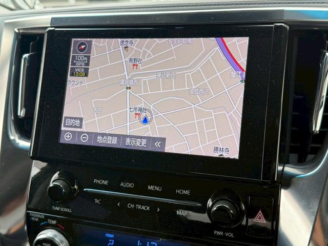 アルファード ２．５Ｓ　Ｃパッケージ　モデリスタエアロ（Ｆ／Ｓ／Ｒ）シグネチャーイルミ　サンルーフ　後席モニター　ＣＤ／ＤＶＤ　ＥＴＣ２．０　デジタルインナーミラー　前後ドラレコ　３眼ＬＥＤヘッドライト　両側電動スライドドア　スペアタイヤ（46枚目）