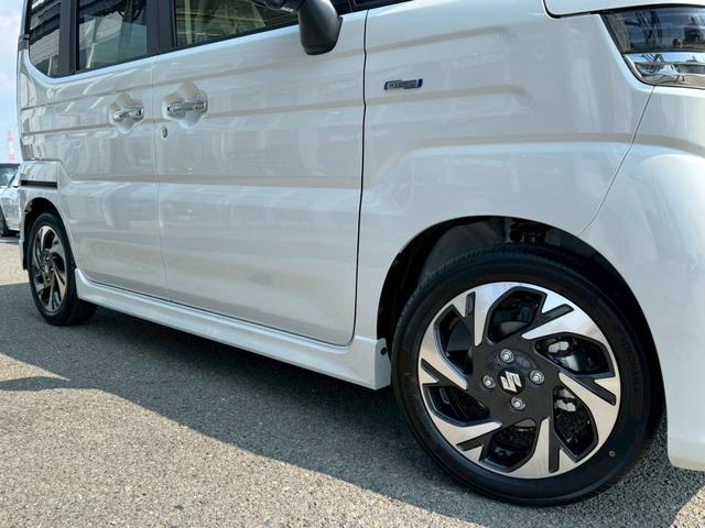 スペーシアカスタム ハイブリッドＸＳターボ　白黒ツートンカラー　ハイブリッドＸＳターボ　両側パワースライドドア　全方位モニター　純正９インチナビ　　ＴＶ　　セーフティサポート　１５ＡＷ　スマートキーハーフレザーシート　ステアリングヒーターＨＵＤ（16枚目）