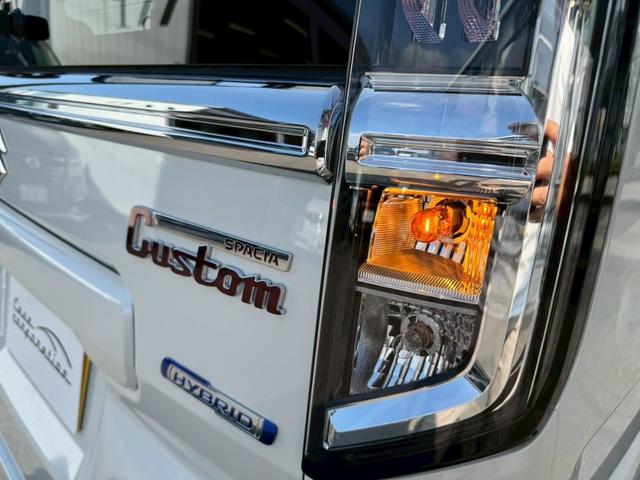 スペーシアカスタム ハイブリッドＸＳターボ　白黒ツートンカラー　ハイブリッドＸＳターボ　両側パワースライドドア　全方位モニター　純正９インチナビ　　ＴＶ　　セーフティサポート　１５ＡＷ　スマートキーハーフレザーシート　ステアリングヒーターＨＵＤ（39枚目）