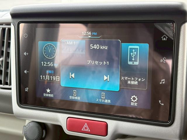 エブリイワゴン ＰＺターボスペシャル　届出済未使用車　純正ディスプレイオーディオ　バックカメラ　オートステップ　両側電動スライド　シートヒーター　スズキセーフティサポート　オートライト　ブッシュボタンスタート　ＵＳＢ　ステアリングリモコン（52枚目）