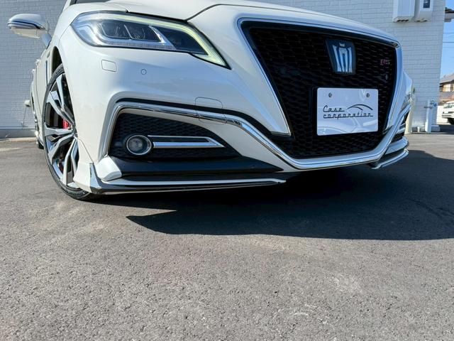 クラウンハイブリッド RSアドバンス モデリスタエアロ(F/S/R)モデリスタ19インチAW サンルーフ レザーシート バックカメラ ブラインドスポットモニター パワーシート シートヒーター/クーラー CD/DVD デジタルインナーミラー(14枚目)