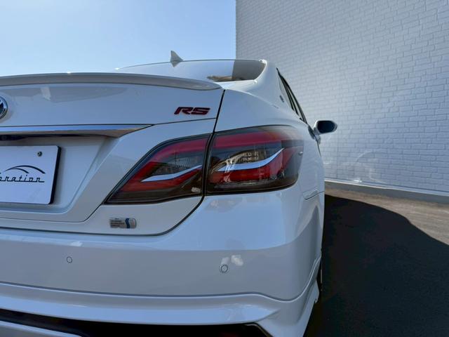 クラウンハイブリッド RSアドバンス モデリスタエアロ(F/S/R)モデリスタ19インチAW サンルーフ レザーシート バックカメラ ブラインドスポットモニター パワーシート シートヒーター/クーラー CD/DVD デジタルインナーミラー(34枚目)