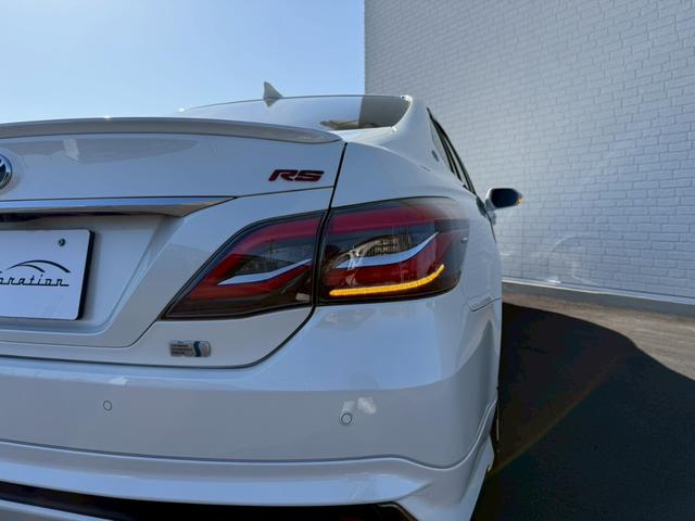 クラウンハイブリッド RSアドバンス モデリスタエアロ(F/S/R)モデリスタ19インチAW サンルーフ レザーシート バックカメラ ブラインドスポットモニター パワーシート シートヒーター/クーラー CD/DVD デジタルインナーミラー(35枚目)