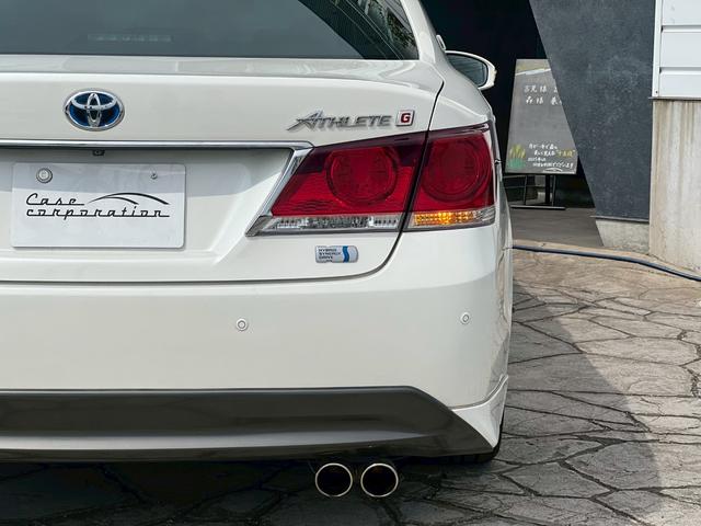 クラウンハイブリッド アスリートG サンルーフ メーカーオプション18インチアルミ 純正ナビ TV バックモニター ブラックレザーシート プリクラッシュセーフティ ETC プッシュボタンスタート 電動リアシェード パワーシート電格ミラー(32枚目)