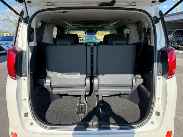 アルファード ２．５Ｓ　Ｃパッケージ　モデリスタエアロ　シグネチャーイルミ　サンルーフ　アルパイン１０インチナビ　アルパイン後席モニター　デジタルインナーミラー　前後ドラレコ　スペアタイヤ　ブラインドスポットモニター　両側電動スライドドア（77枚目）